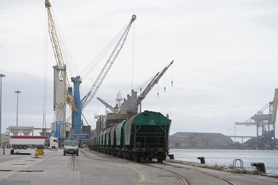 Aumenta el peso de los servicios ferroviarios en el Puerto de Tarragona